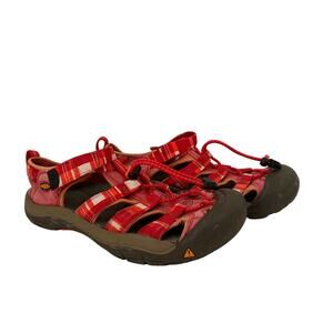 Keen Red Newport H2 Red Nylon Sandals Size 6